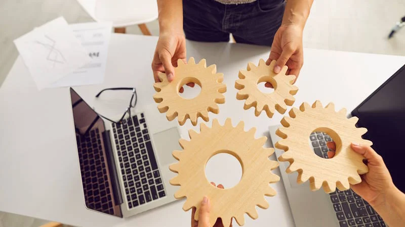 Mise en place des rouages