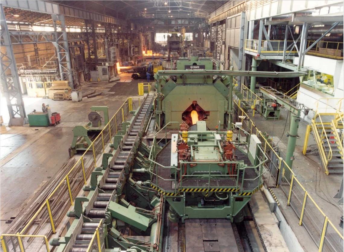 Vue sur un atelier de forge